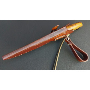 СОНЯЧНИЙ ексклюзивний ніж ручної роботи майстра студії Fomenko Knifes, купити замовити в Україні (Сталь - Ламінат К390™ 64-65 HRC). Photo 3